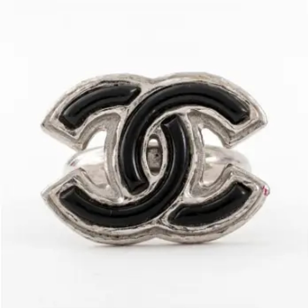 Chanel Runway Double-C Logo Ring, 2013